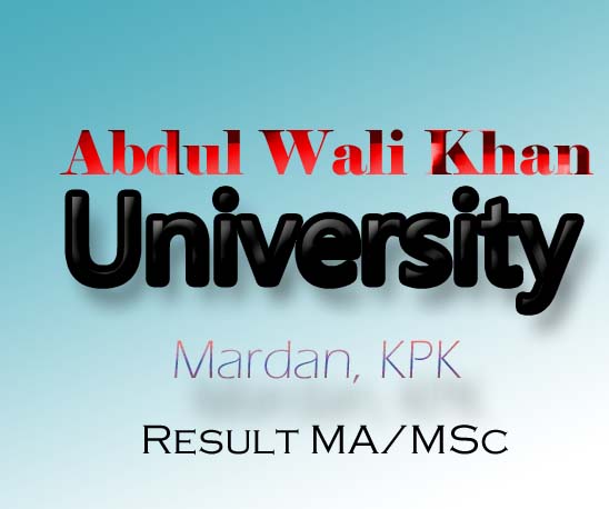 Check Out MA/MSc Result 2013 AWK University