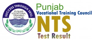 PVTC Punjab Jobs 2014 NTS test result
