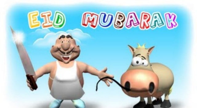 Funny Bakra Eid (Eid-Ul-Adha) Wishing Wallpapers & Pics 2023