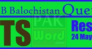 NAB Balochistan answer key 24 May test