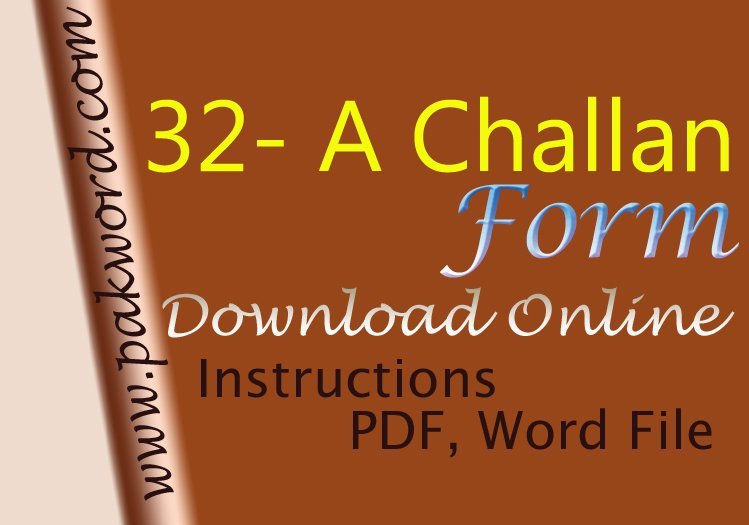 32 a challan form download