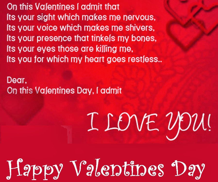 Happy Valentine Day SMS 2016