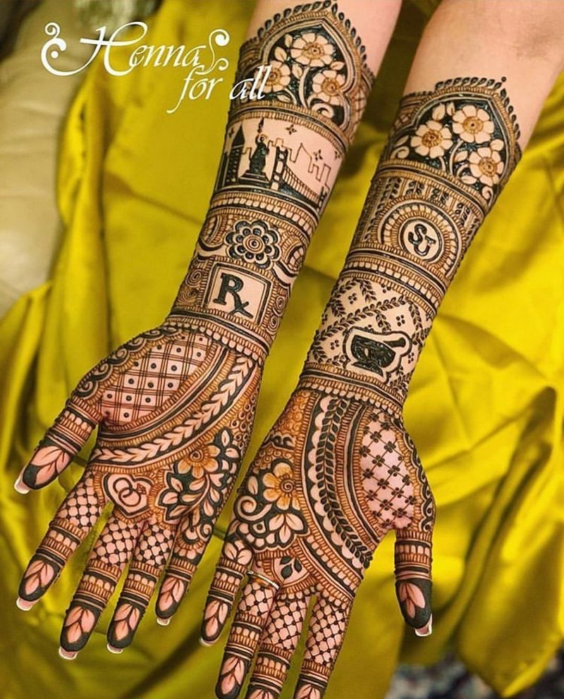 Latest Bridal Mehndi Designs For Full Hands