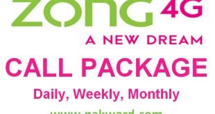 Call Package Zong