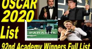 Oscar Award List 2020