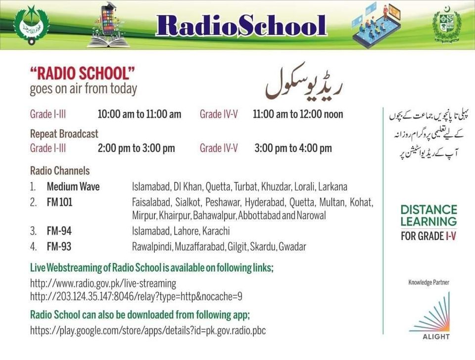education on radio channel