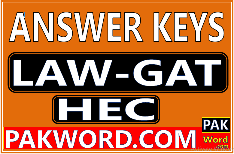 hec law gat answer keys