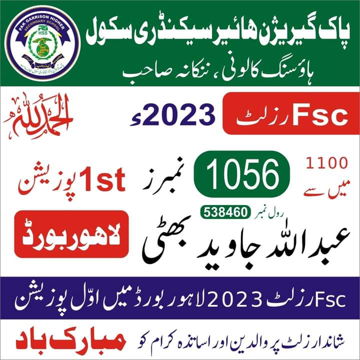 Bise Lahore Topper Science Group