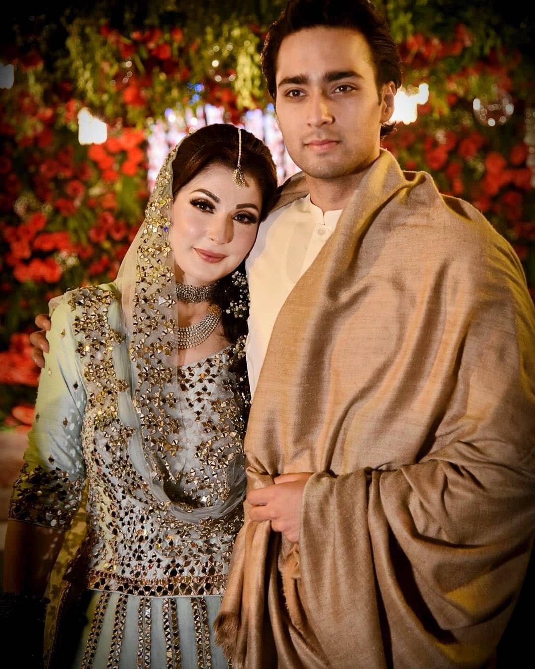 maryam nawaz photos in her son wedding