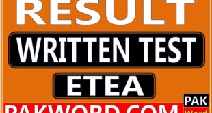 etea result written test
