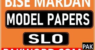 mardan board model papers