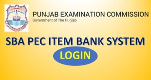 PEC Item Bank System Login Portal Make Account full method