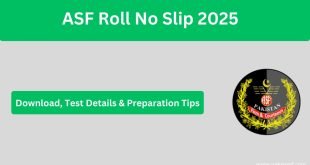 ASF Roll No Slip 2025