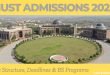 NUST Admissions 2025
