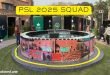 PSL 2025 Squad