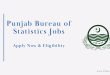 Punjab Bureau of Statistics Jobs