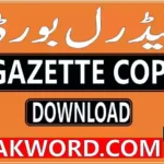 Federal Board Matric Result Gazette