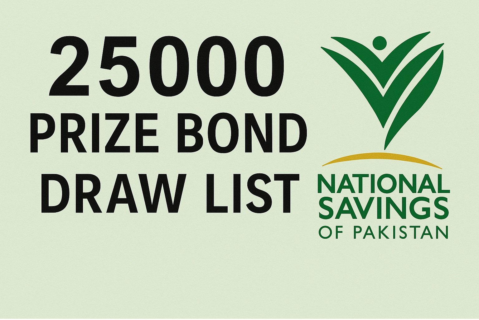 25000 Prize Bond Draw List