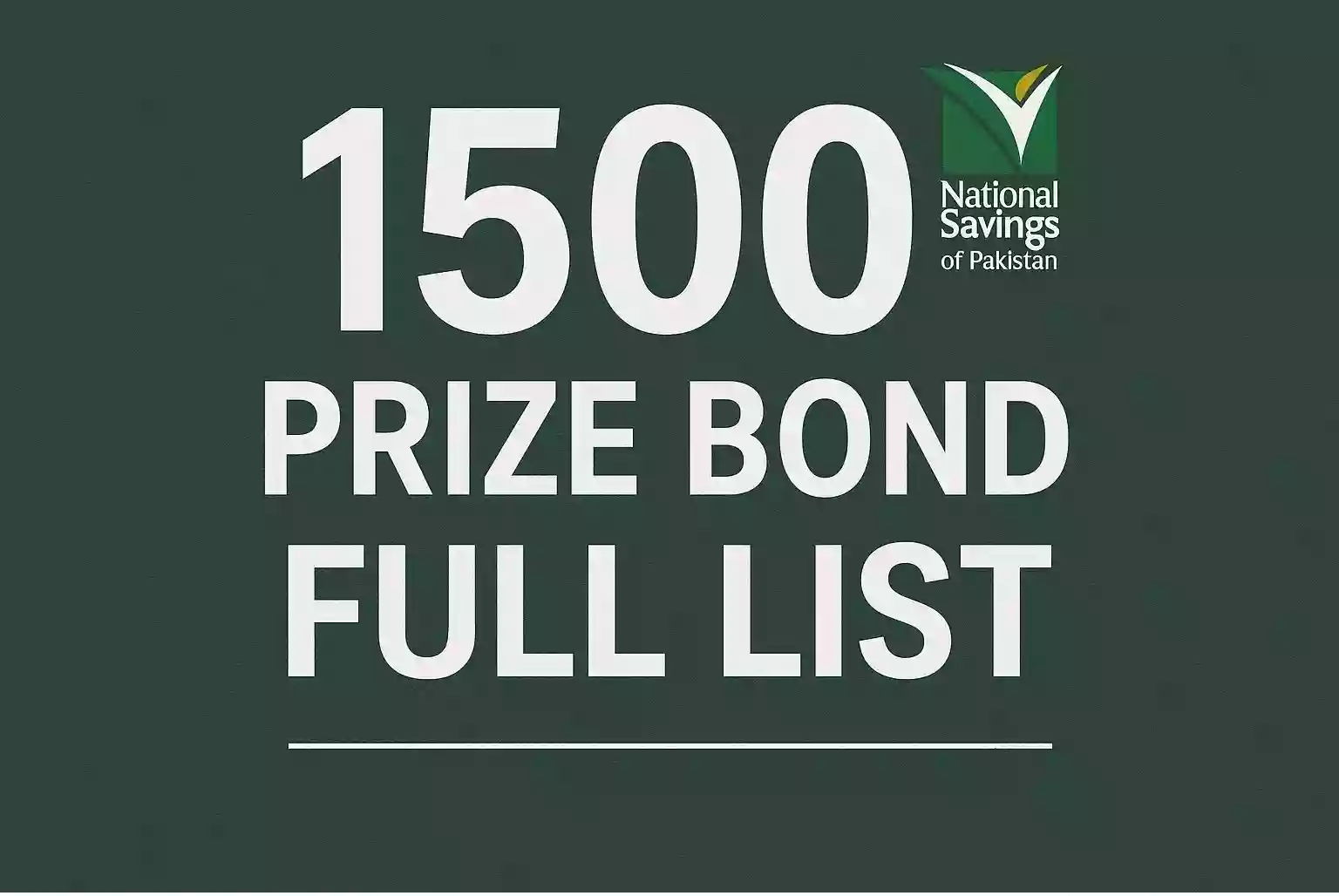 checking the Rs 1500 prize bond result list with physical prize bond certificates and a calculator on a desk