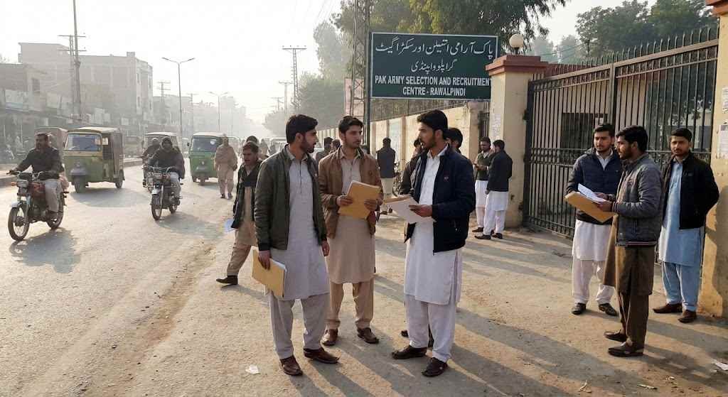 Pak Army online apply matric base students at recruitment center