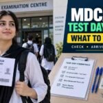 Pakistani student carrying MDCAT test day essentials
