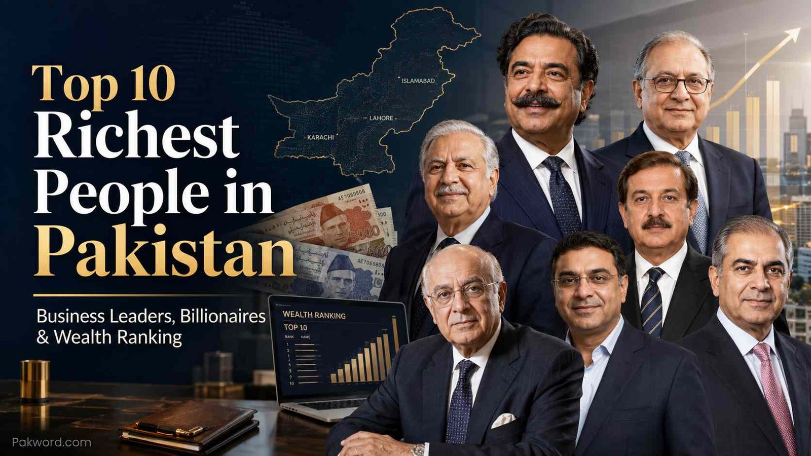 Top 10 richest people in Pakistan business leaders image